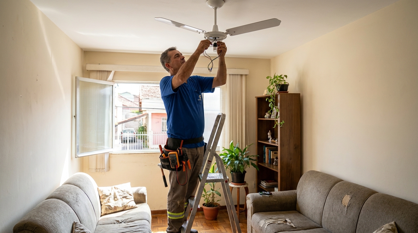 Montagem de Ventilador em Jaraguá do Sul‑SC
