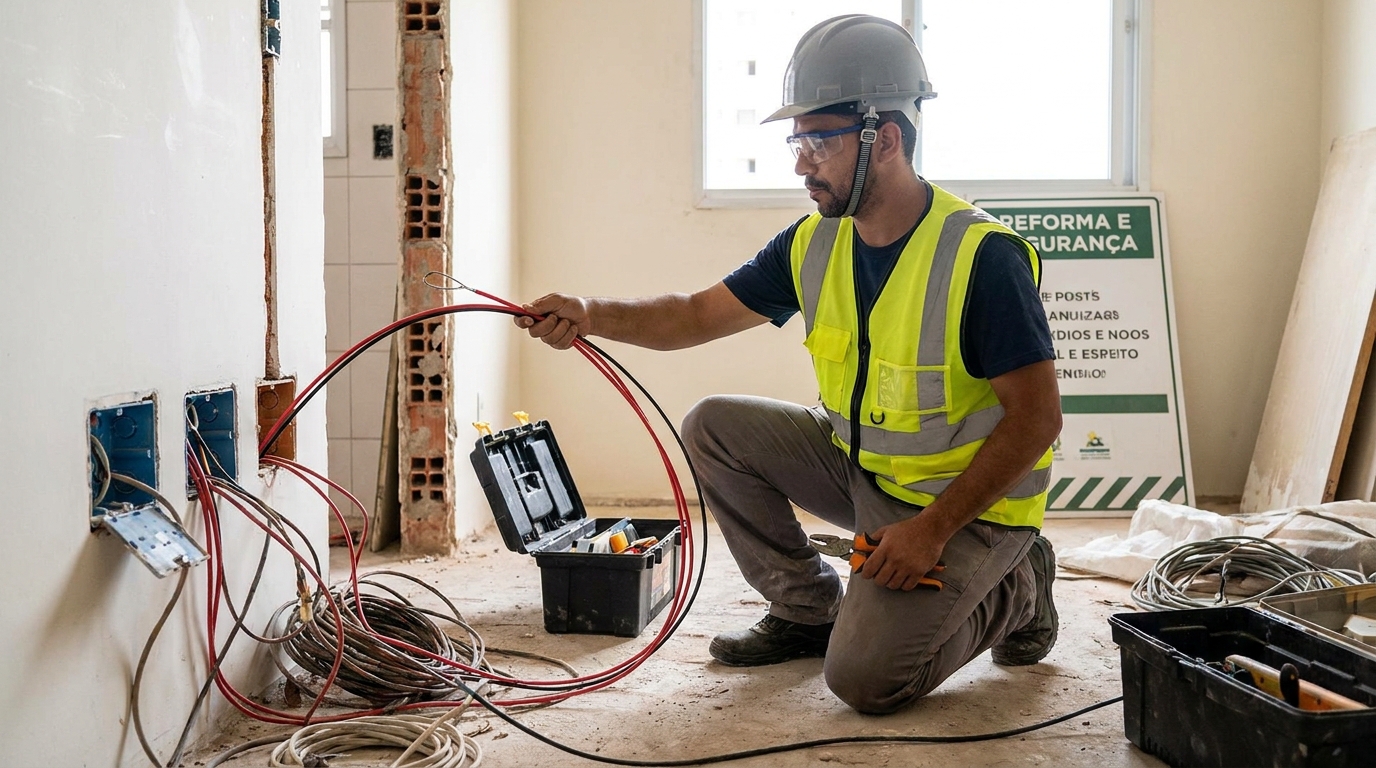 Substituição de Fios Antigos em Jaraguá do Sul‑SC